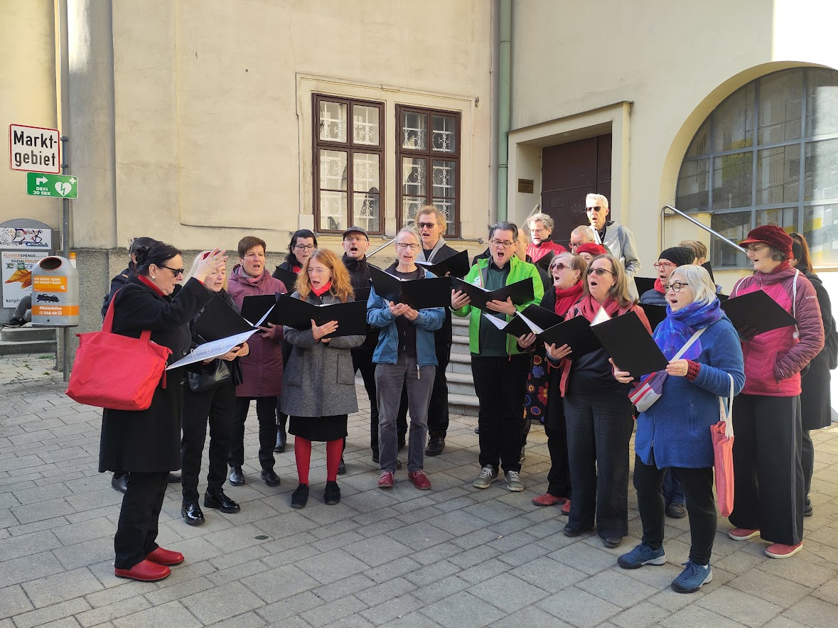 „Brot und Rosen“ am Kutschkermarkt am 7. März